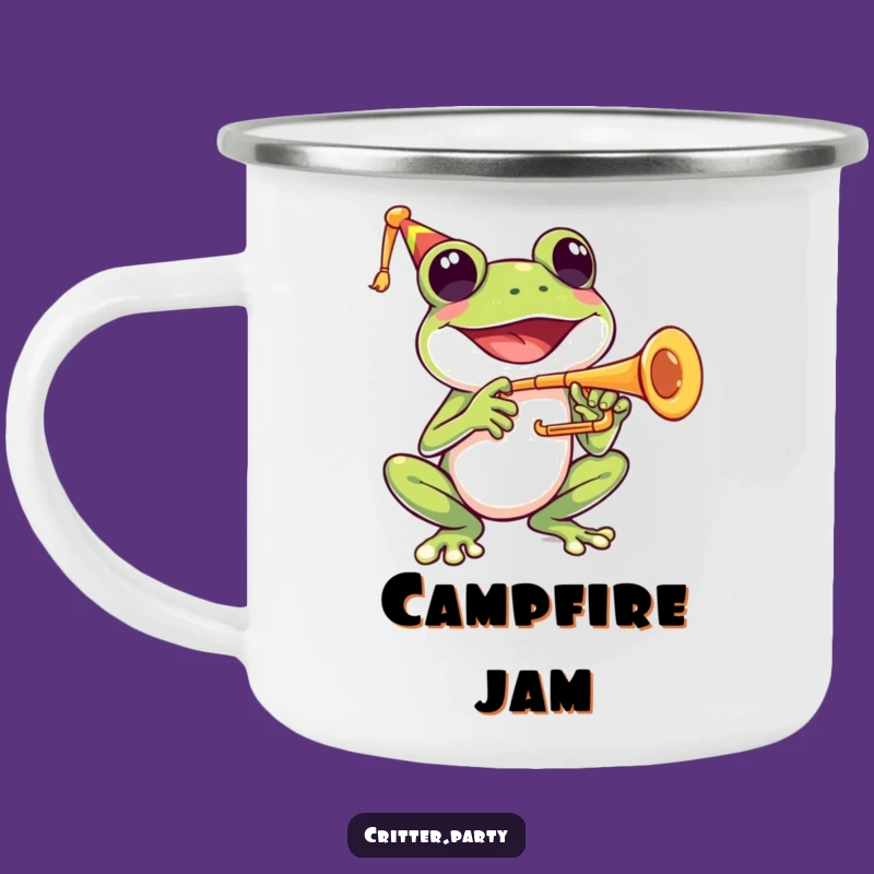 Funny Camp Mug: Frog's Outdoor Serenade, The Ultimate Funny Gift!