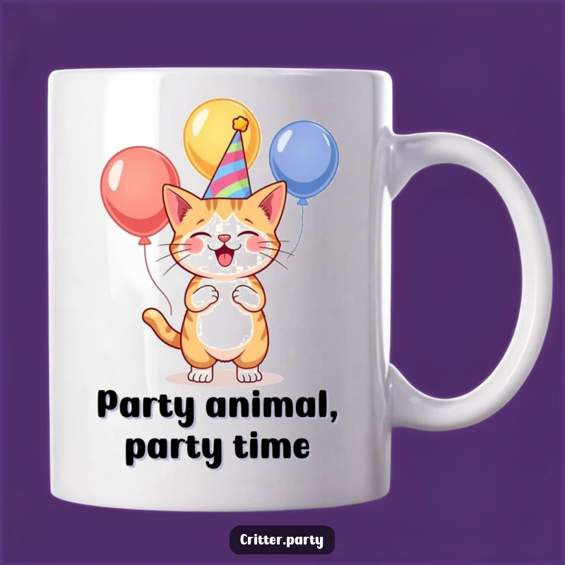 Funny Cat Party Juggler Mug: A Hilarious Gift for Cat Lovers Who Love Fun