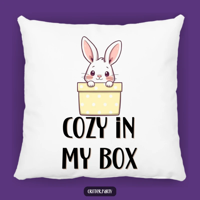 Funny Rabbit Pillow: Snuggle Up with This Hilarious Gift Box Surprise for Cozy Comfort!