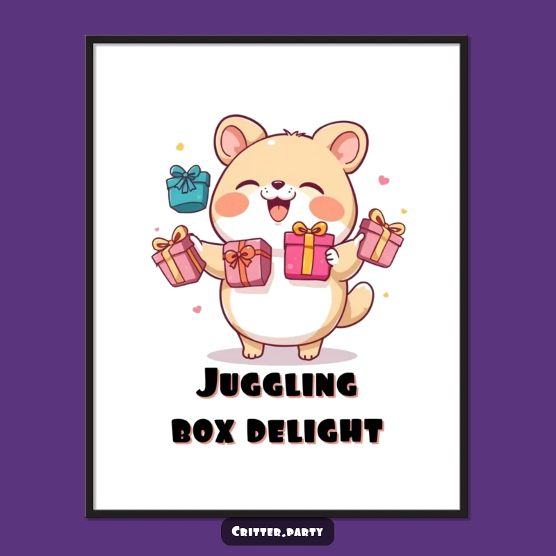 Funny Juggling Gifts Digital Art: Instant Joyful Decor with Gifted Fun