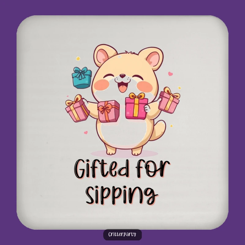 Funny Juggling Gifts Drink Coaster: Protect Surfaces with Comical Charm