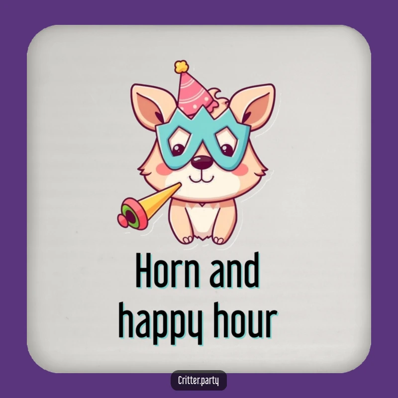 Funny Party Animal Coasters: Protect Surfaces with Humorous Celebration Charm!