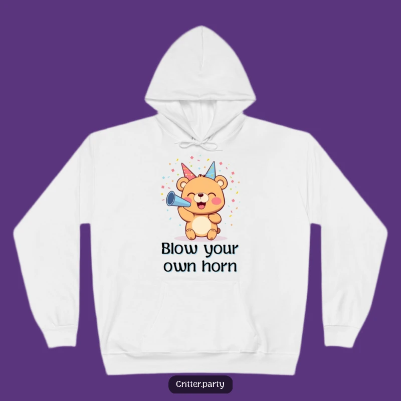 Cozy Funny Bear Confetti Hoodie: Your Warmest Companion for Festive Cheer