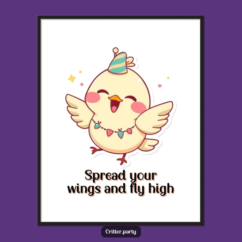 Free Printable Bird Wall Art: Funny Downloadable Decor, Joyful Home Gift!