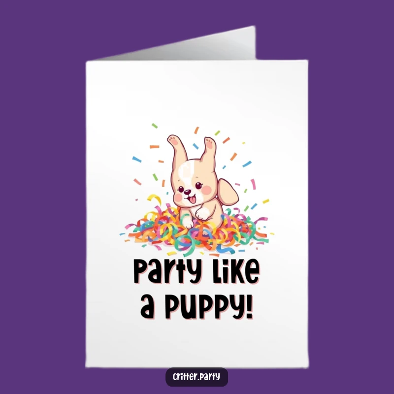 Free Printable Birthday Card: Puppy Somie Fun, Downloadable Gift for a Playful Celebration
