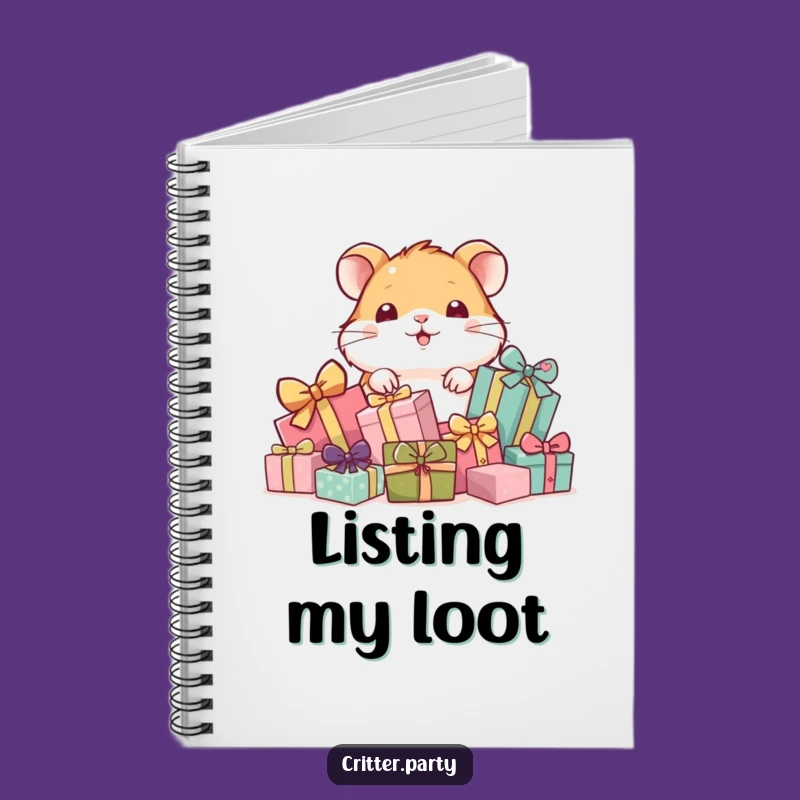 Funny Hamster Gift Pile Notebook: Jot Down Ideas with Joy
