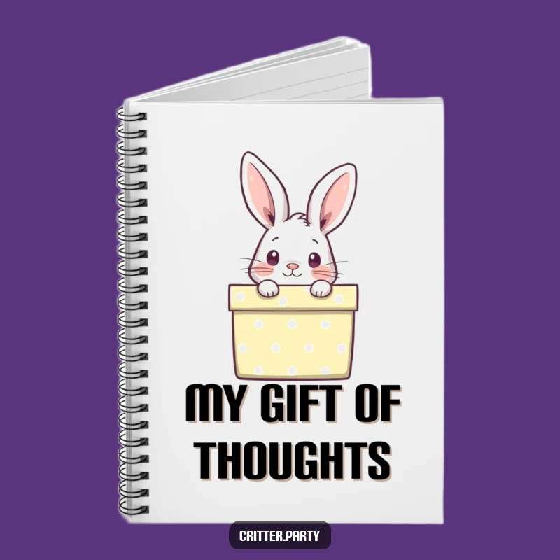 Funny Rabbit Notebook: Jot Down Ideas with This Hilarious Gift Box Peek!