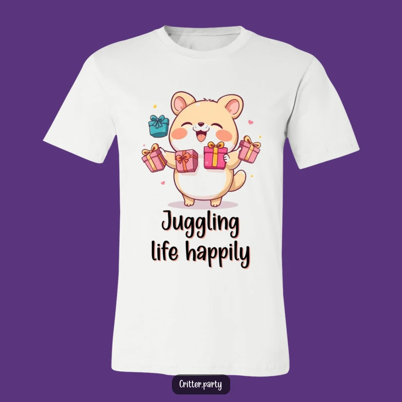 Funny Juggling Gifts T-Shirt: Wear Your Joy of Giving with Comical Style