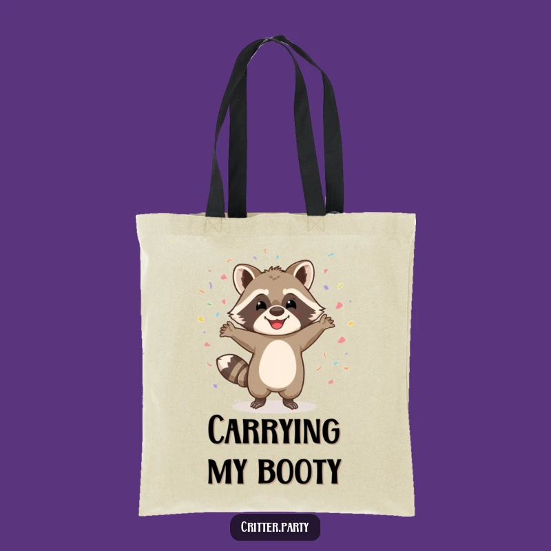 Funny Raccoon Dancing Tote Bag - Spacious Bag for Essentials, Stylish & Humorous, Perfect Funny Gift